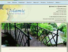 Tablet Screenshot of islamicburialnewark.com